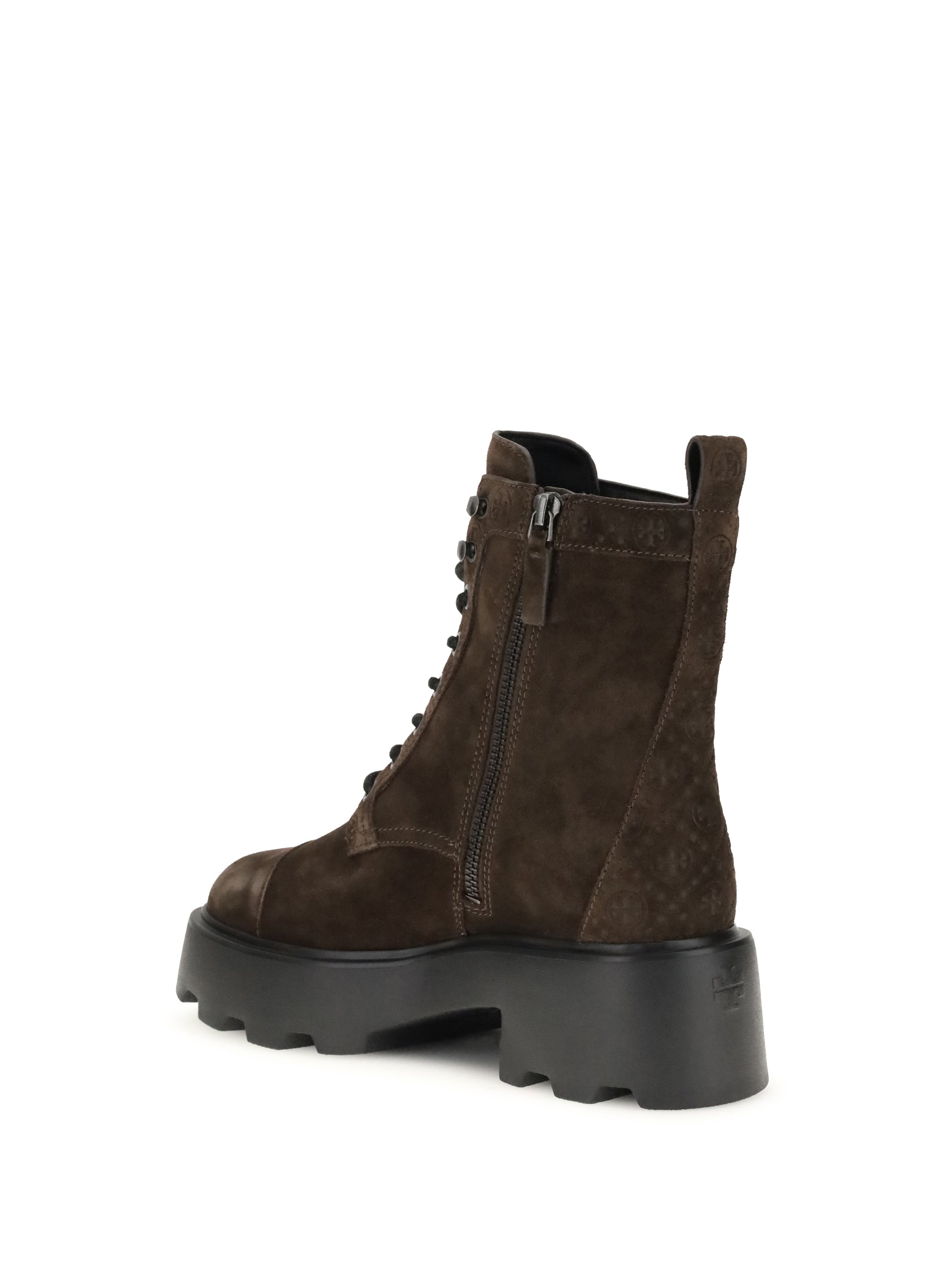 TORY BURCH 5.5 t ankle boots with grooved lug sole