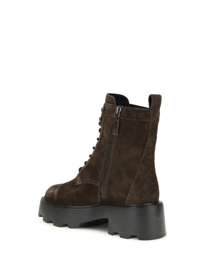 TORY BURCH 5.5 t ankle boots with grooved lug sole