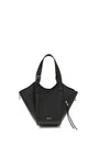 hammock flip leather handbag