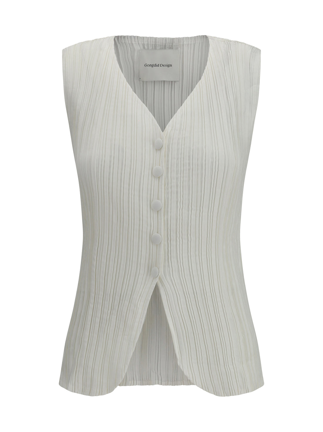 GONGDID DESIGN OS wavy vest
