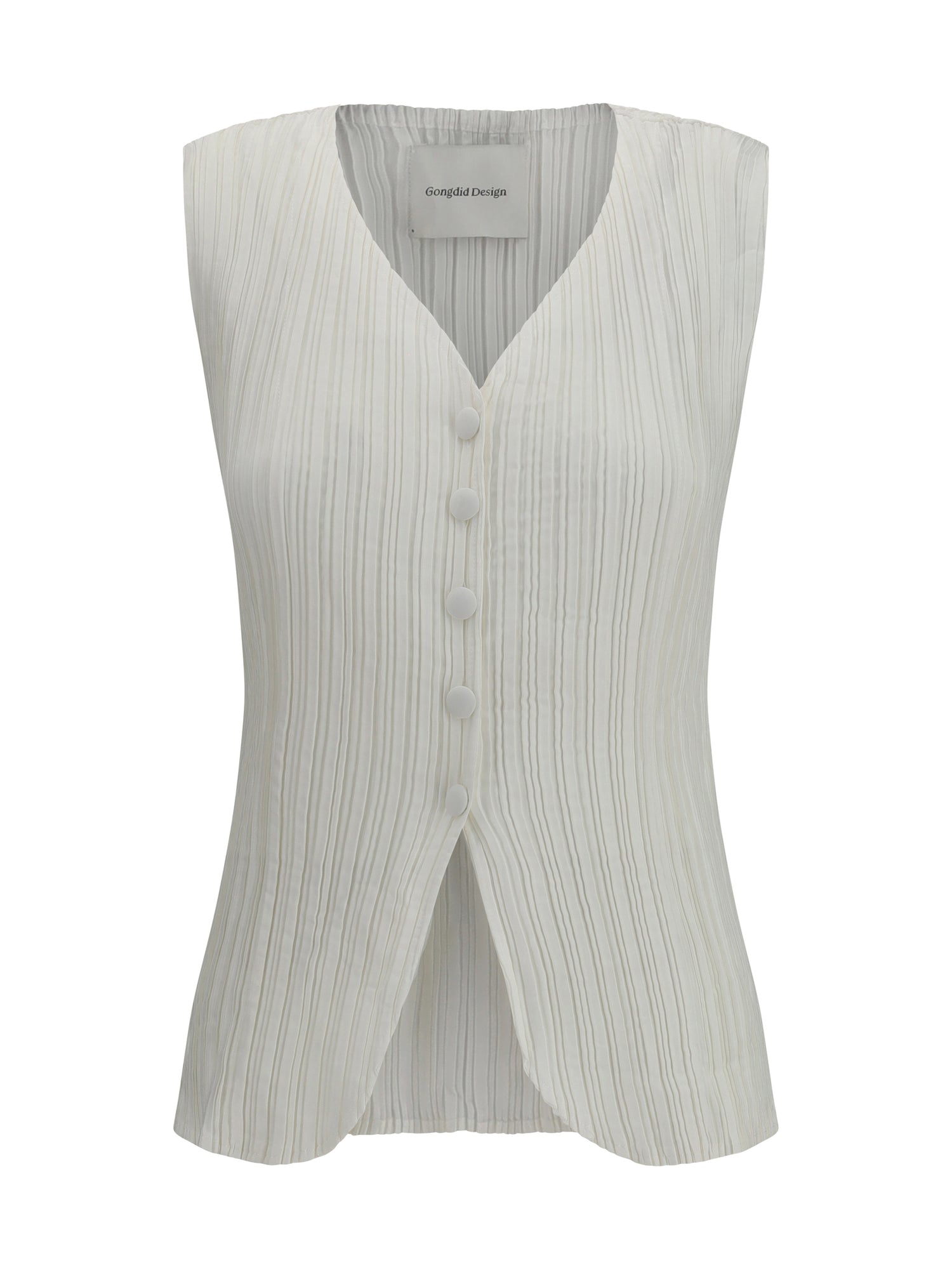 GONGDID DESIGN OS wavy vest