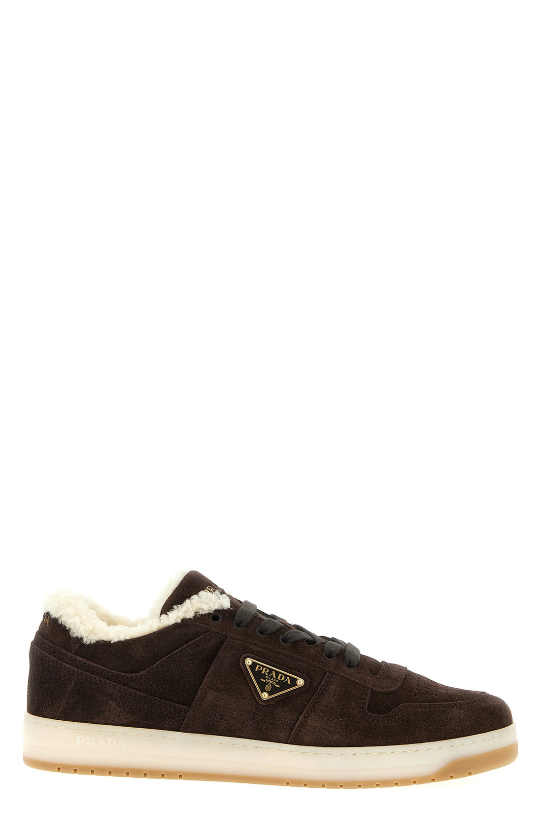 PRADA 12 downtown suede sneakers