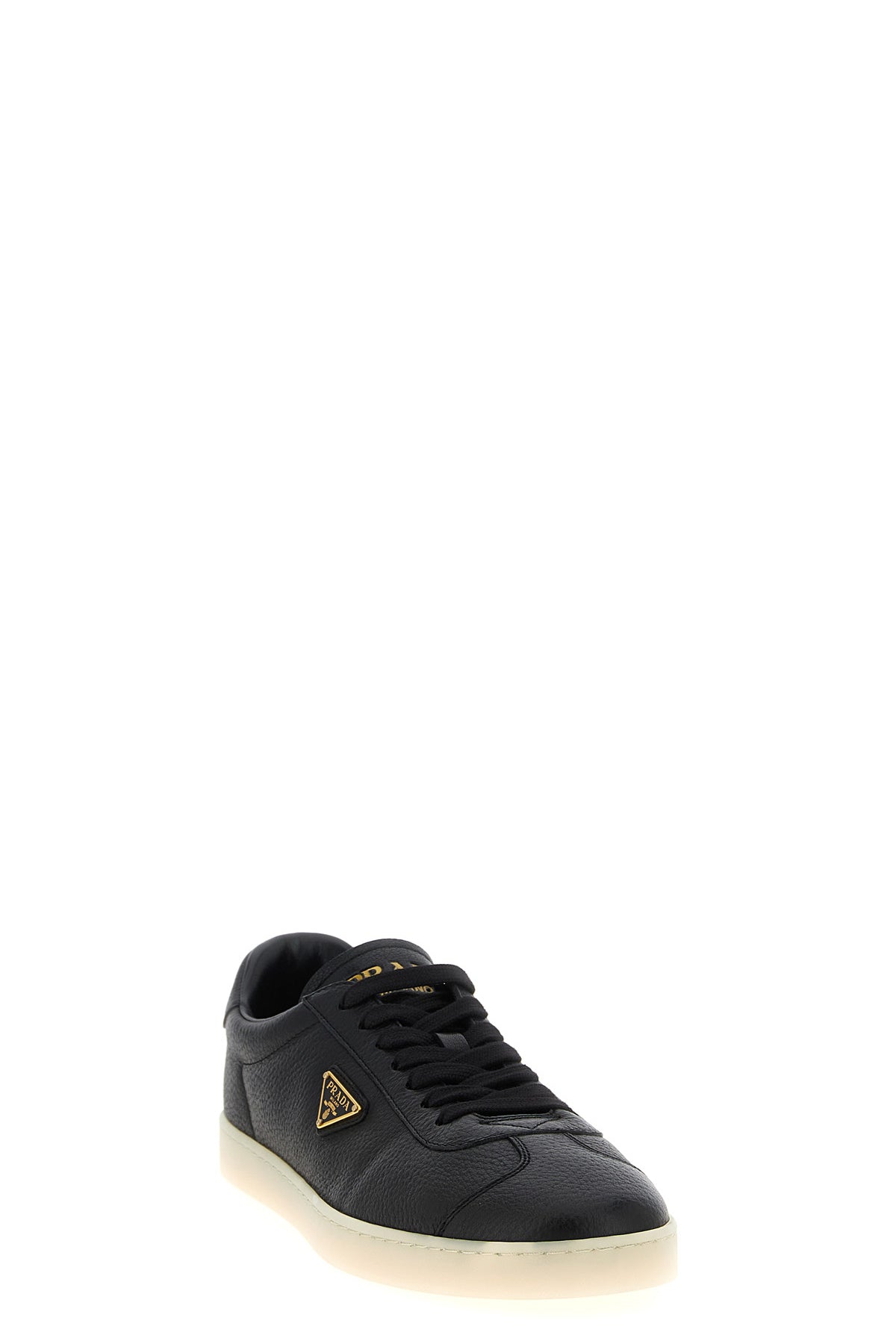 hammered deer leather sneakers