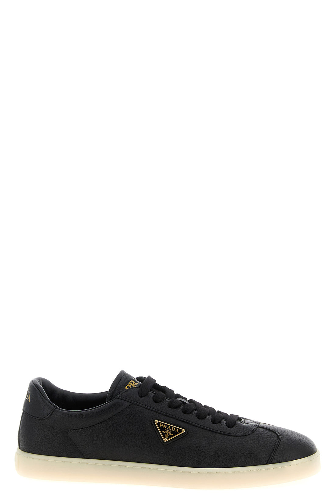 PRADA 6 hammered deer leather sneakers