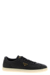 hammered deer leather sneakers