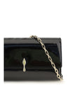 bettina patent leather chain wallet