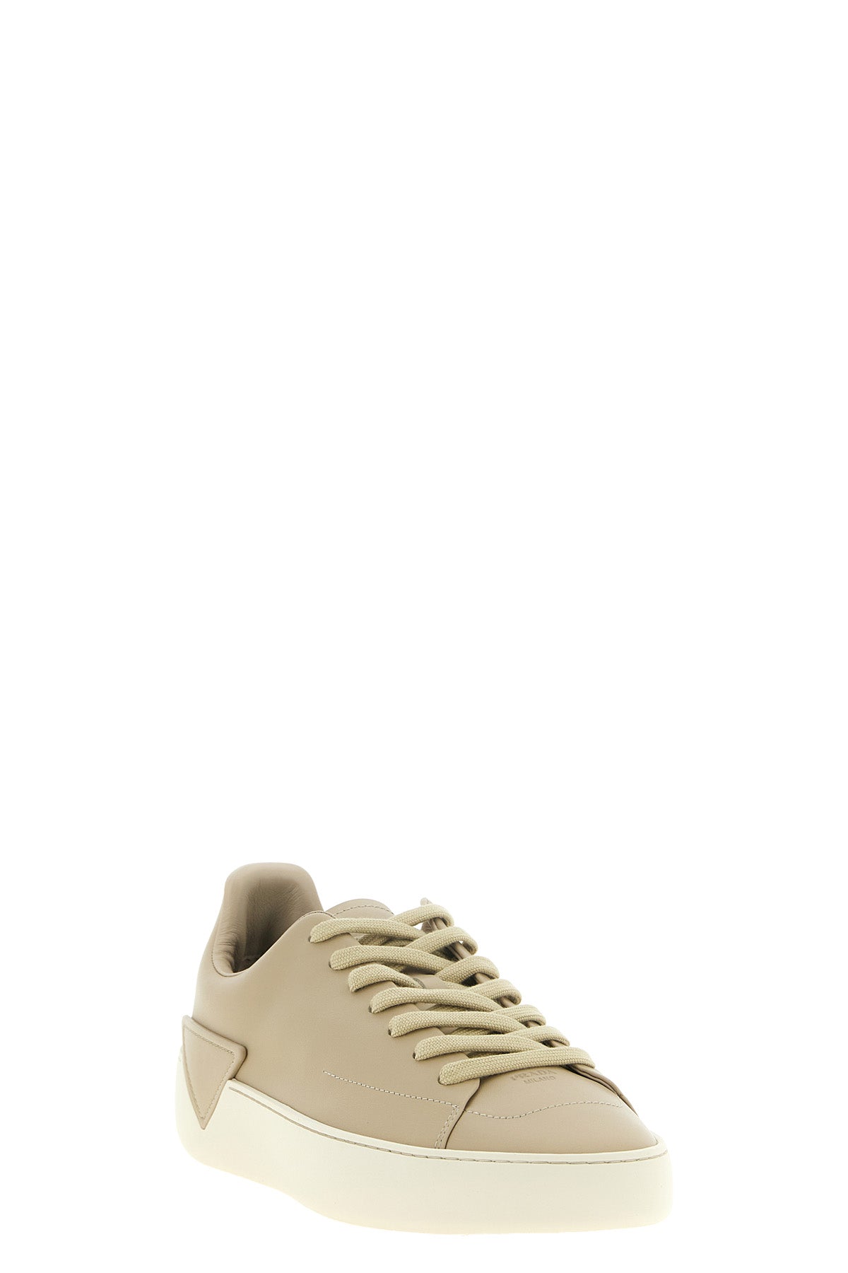 prada court sneakers in fine calf leather