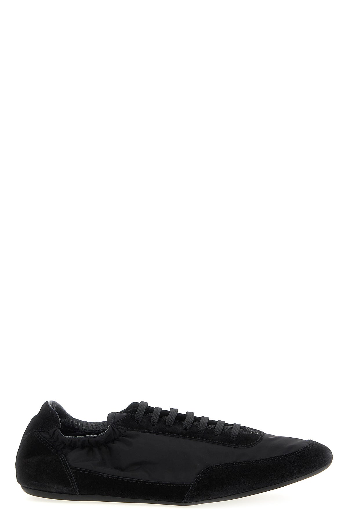 collapse sneakers in re-nylon and suede