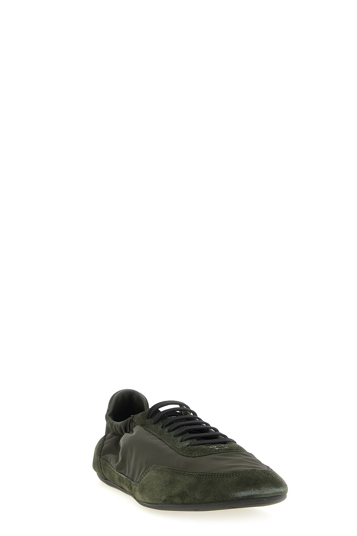 collapse re-nylon and suede sneakers