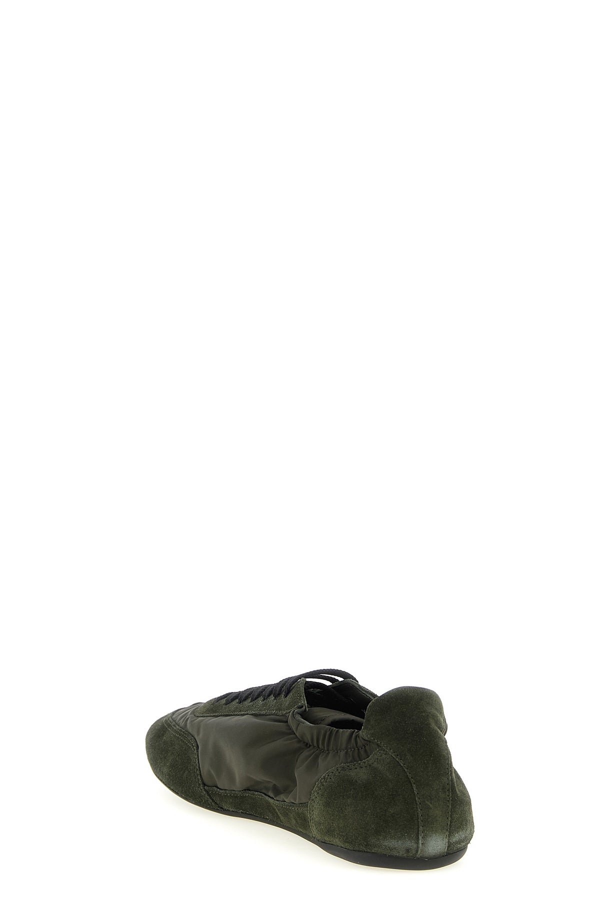 collapse re-nylon and suede sneakers