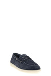 suede boat shoe