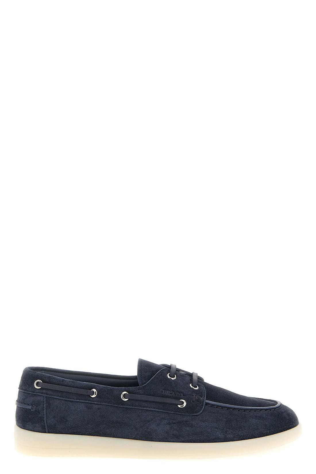 PRADA 8 suede boat shoe