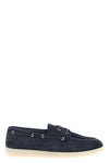 suede boat shoe