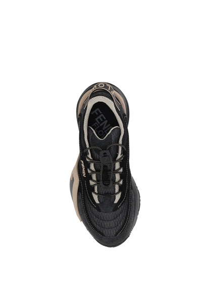 logoed sneakers