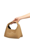 the mini sack bag handbag in full-grain leather