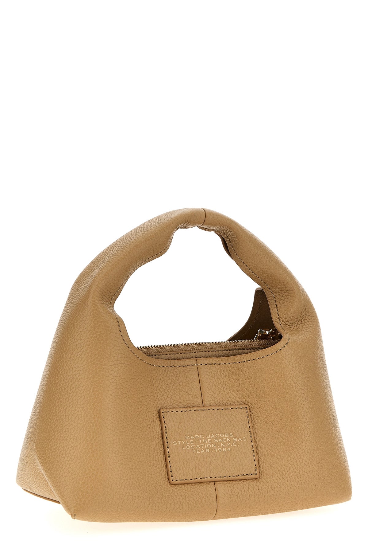 the mini sack bag handbag in full-grain leather