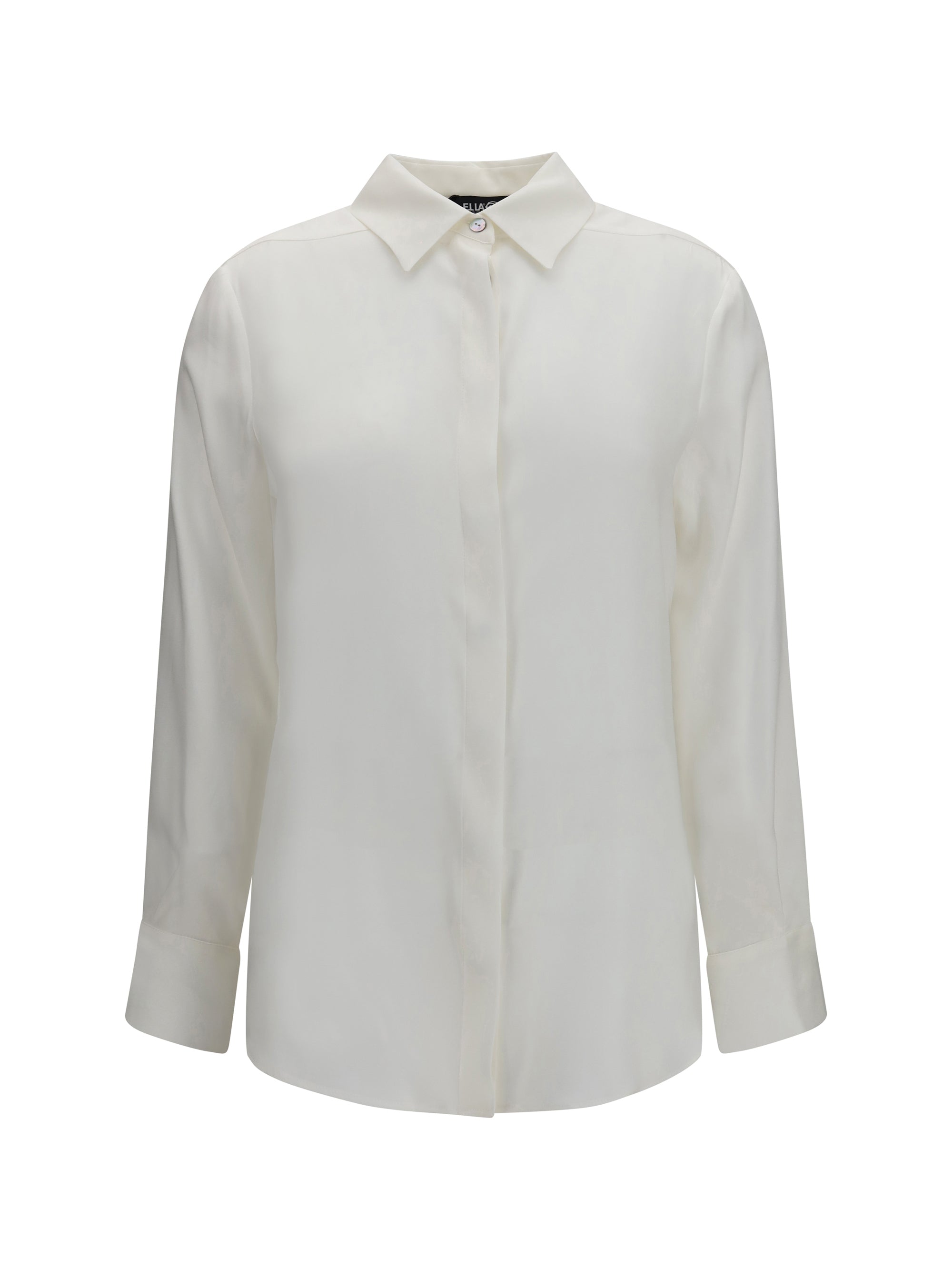 silk shirt with back gathering