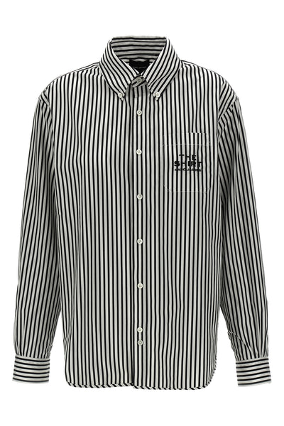 the striped shirt striped cotton shirt
