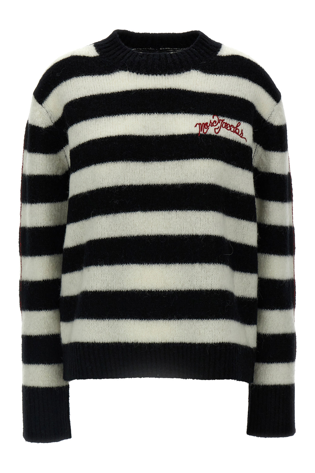 MARC JACOBS M striped alpaca and wool blend sweater