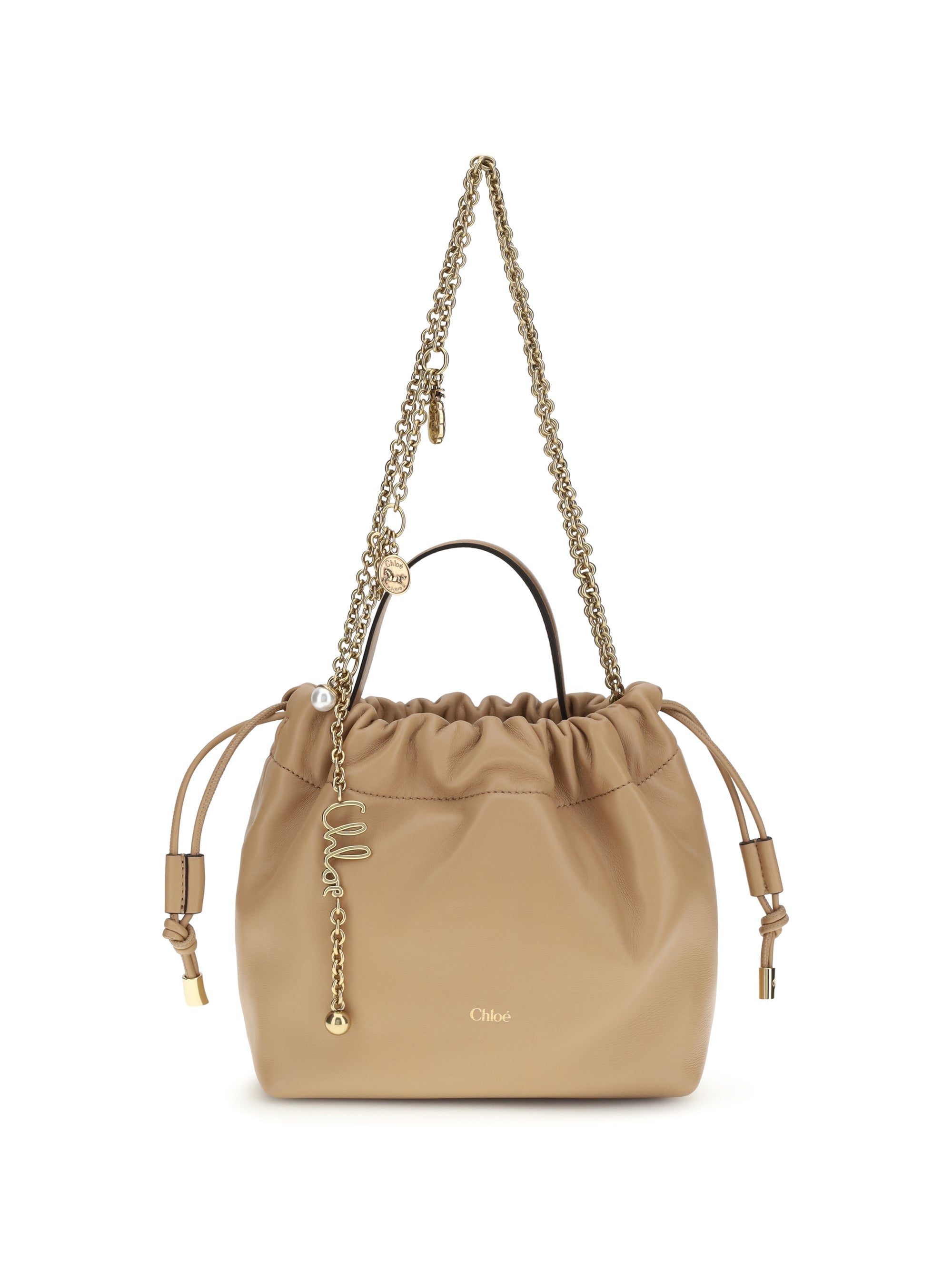 icons leather chain shoulder bag