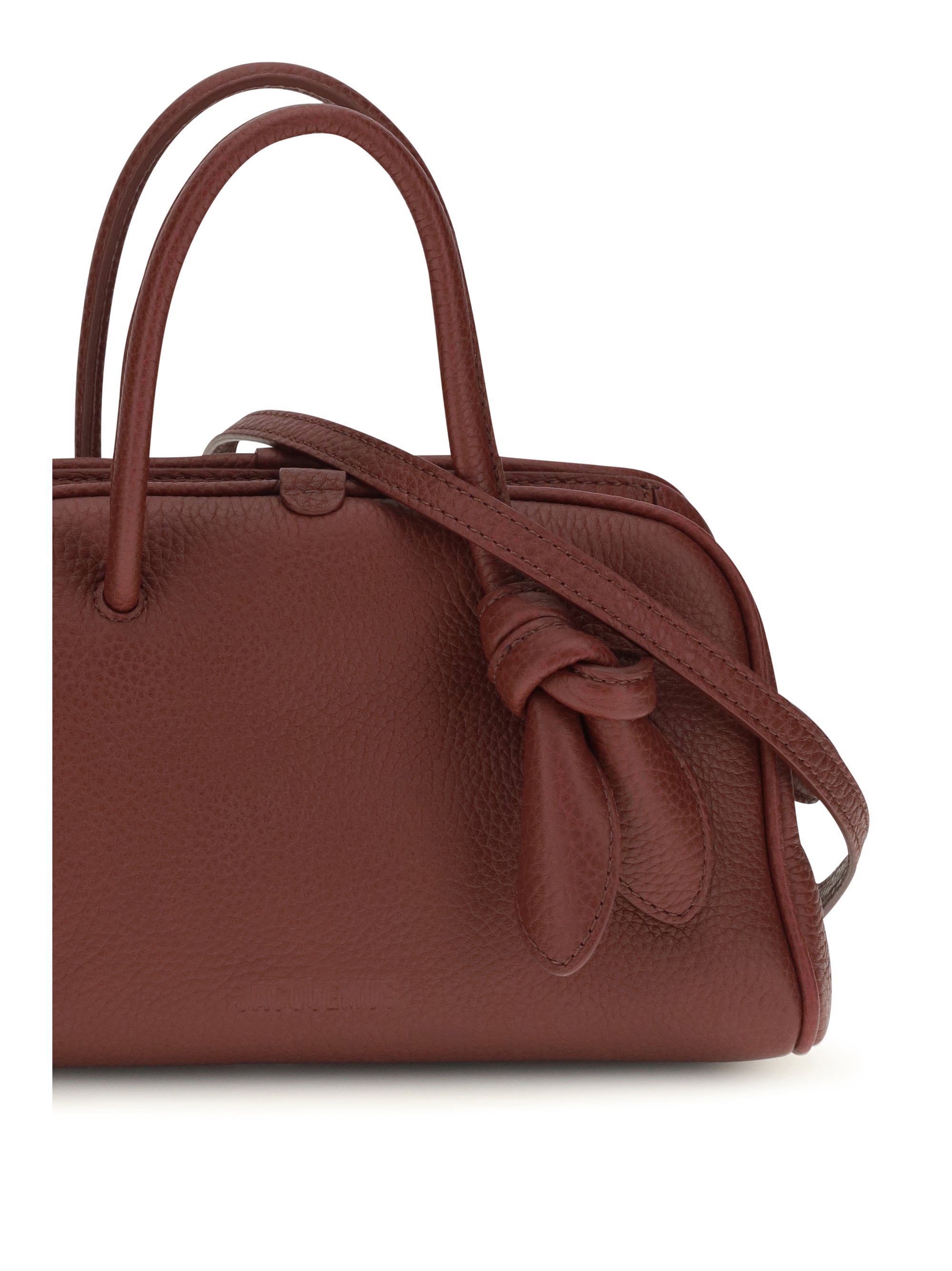 le petit turismo leather top handle bag