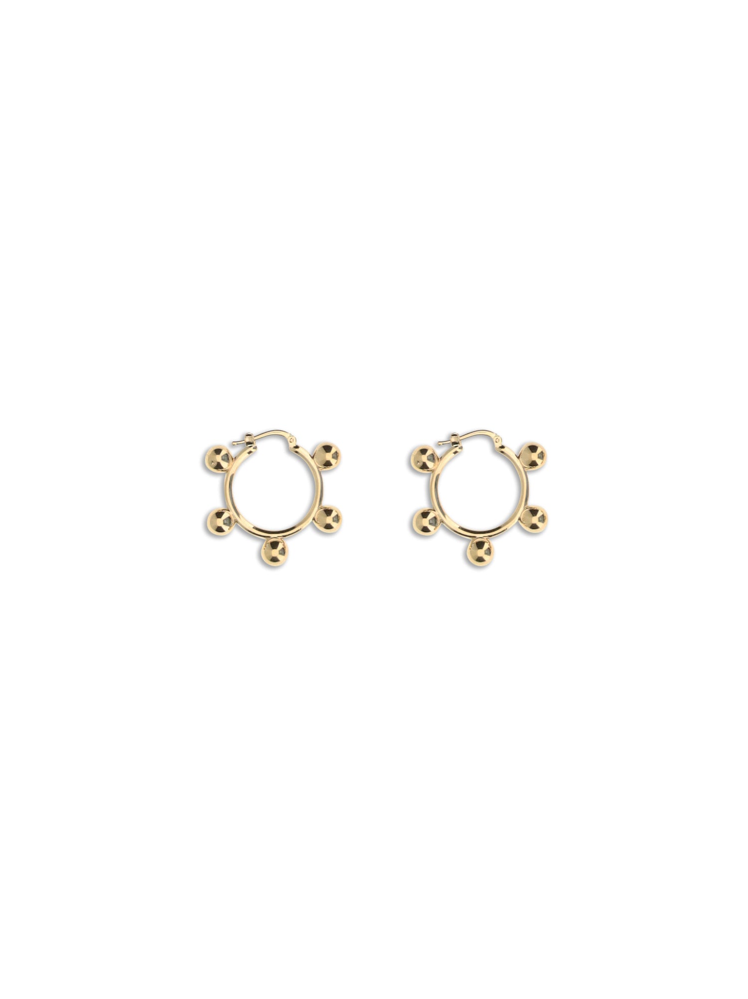 JIL SANDER OS hoop earrings