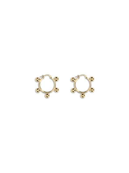 JIL SANDER OS hoop earrings