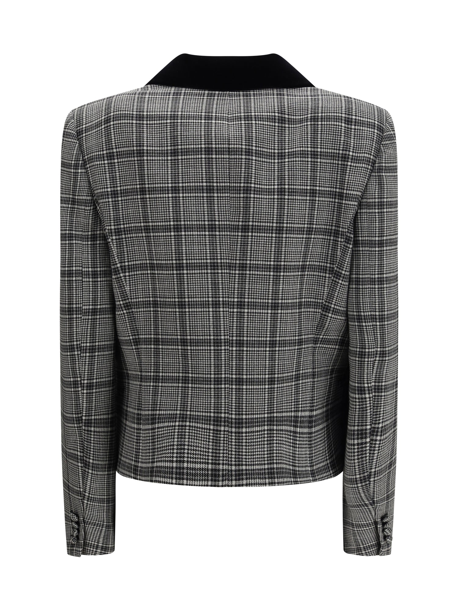 VALENTINO 44 wool check jacket