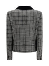 VALENTINO 44 wool check jacket