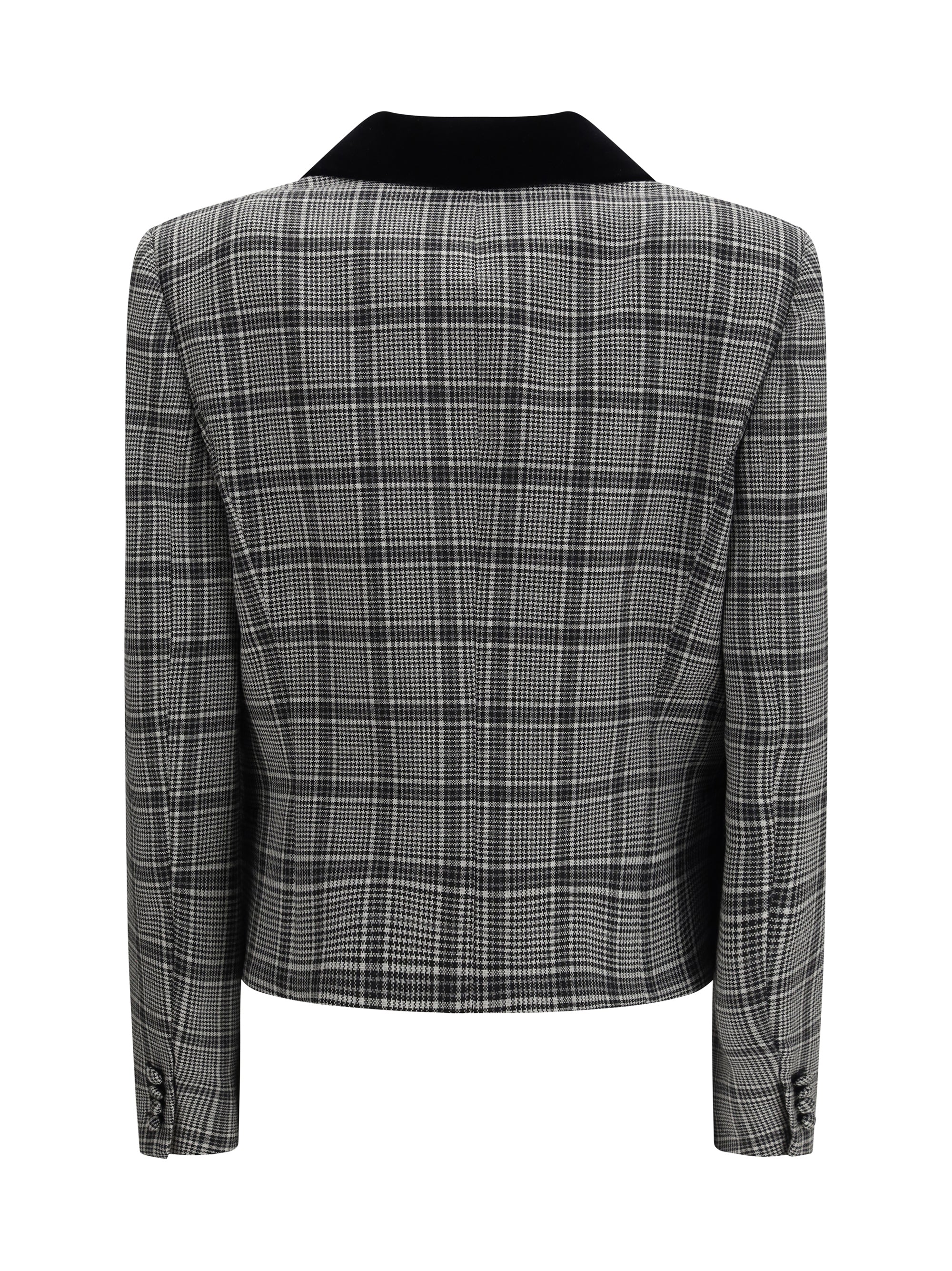 VALENTINO 44 wool check jacket