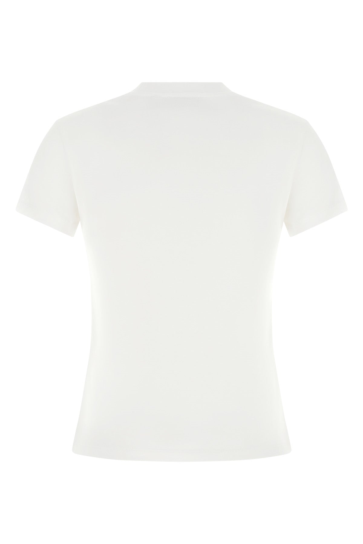 the off-white cotton t-shirt defines contemporary casual wear through precise co
