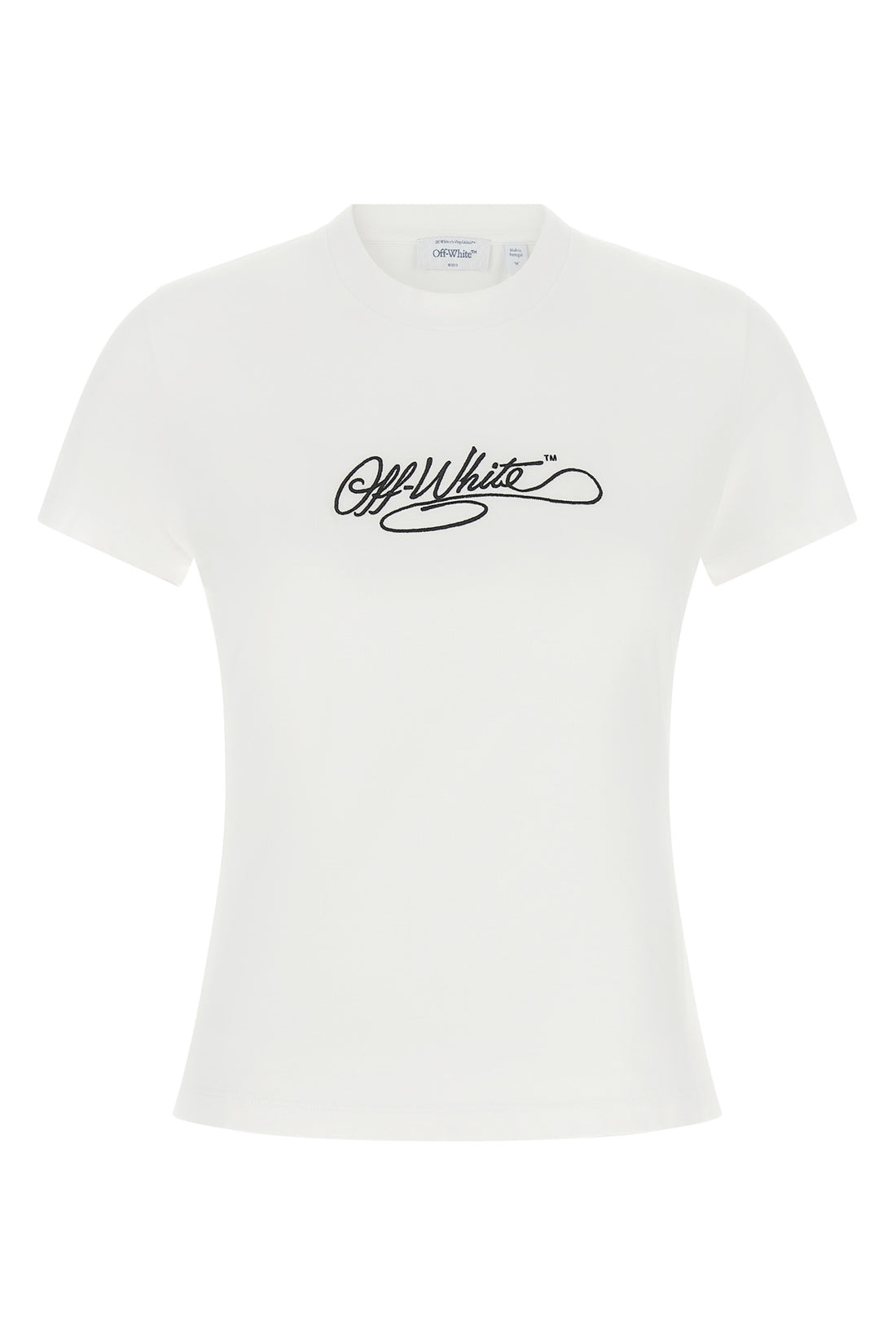 OFF-WHITE L the off-white cotton t-shirt defines contemporary casual wear through precise co