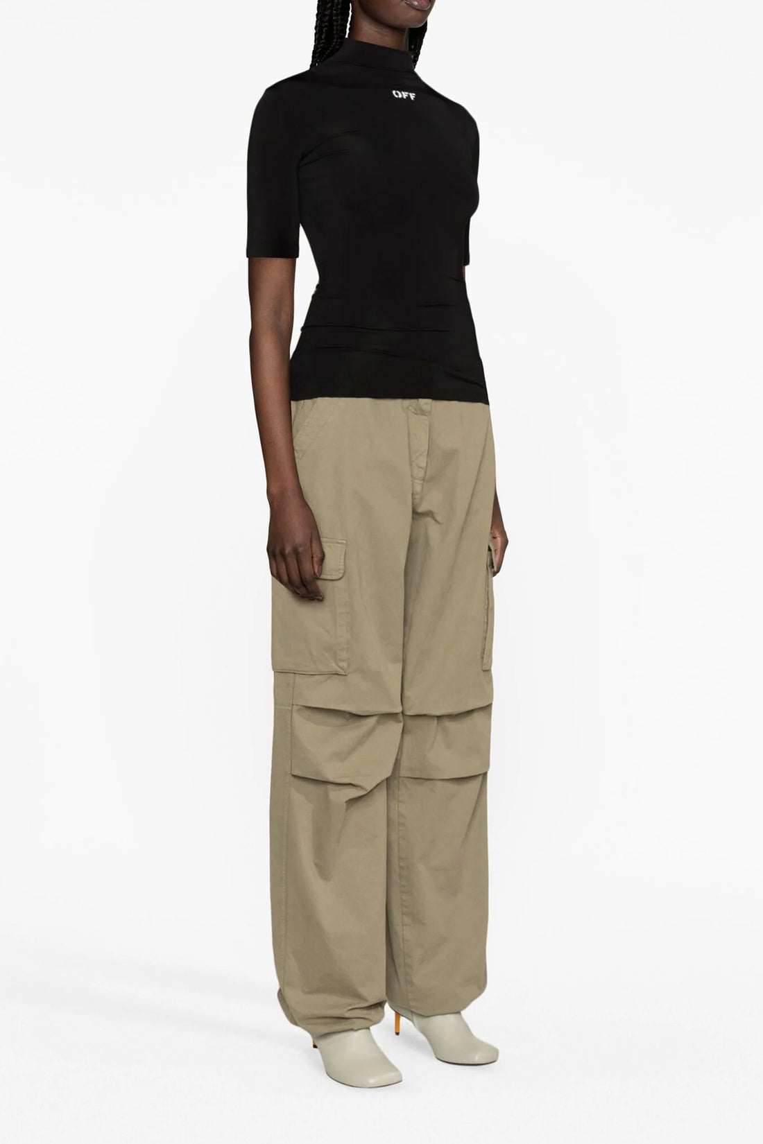 OFF-WHITE 38 the off stamp off-white turtleneck t-shirt defines a new interpretation of ess