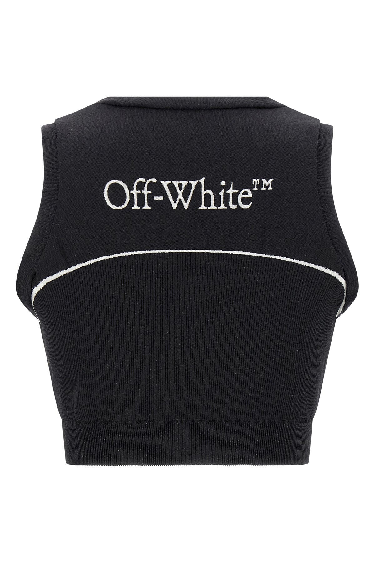 off-whites sporty top redefines athletic silhouettes through precise seamless t