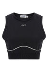 off-whites sporty top redefines athletic silhouettes through precise seamless t