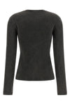 the off-white off stamp long-sleeved t-shirt defines a tight silhouette throug