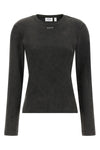 the off-white off stamp long-sleeved t-shirt defines a tight silhouette throug