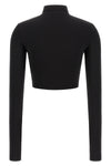 the off stamp crop top by off-white defines contemporary silhouettes through a