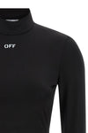 the off stamp crop top by off-white defines contemporary silhouettes through a