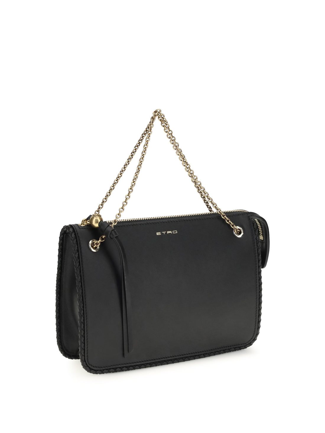 ETRO OS leather crossbody clutch