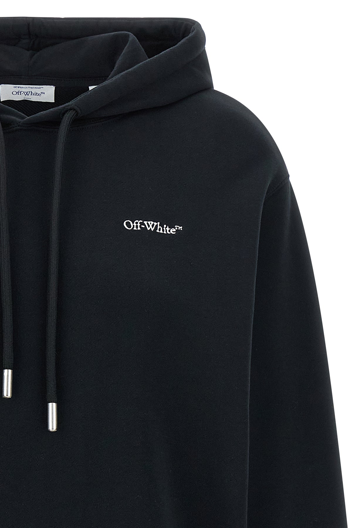 the off-white arrow out flower sweatshirt redefines casual codes through preci