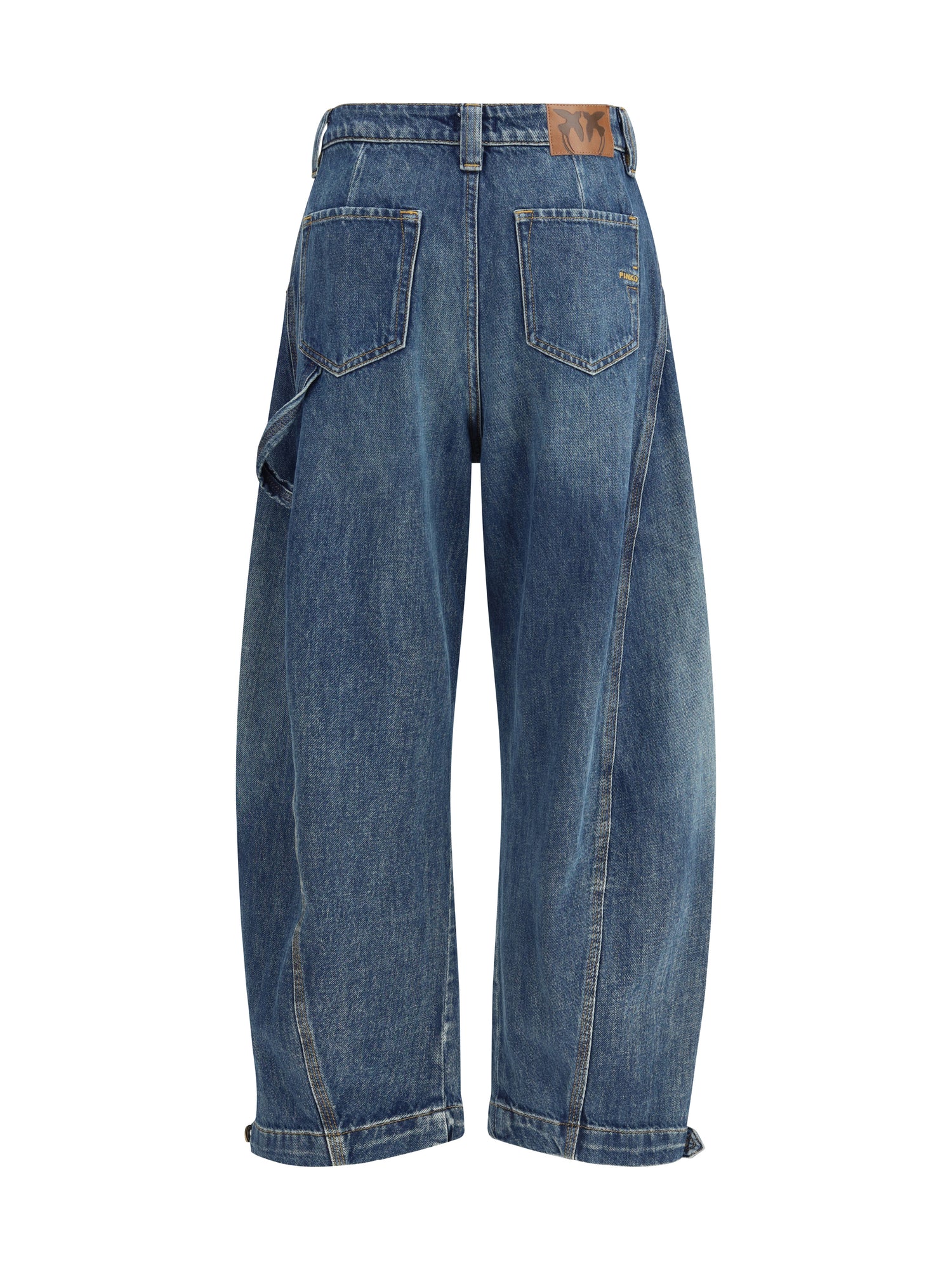 PINKO 24 balloon jeans with zip