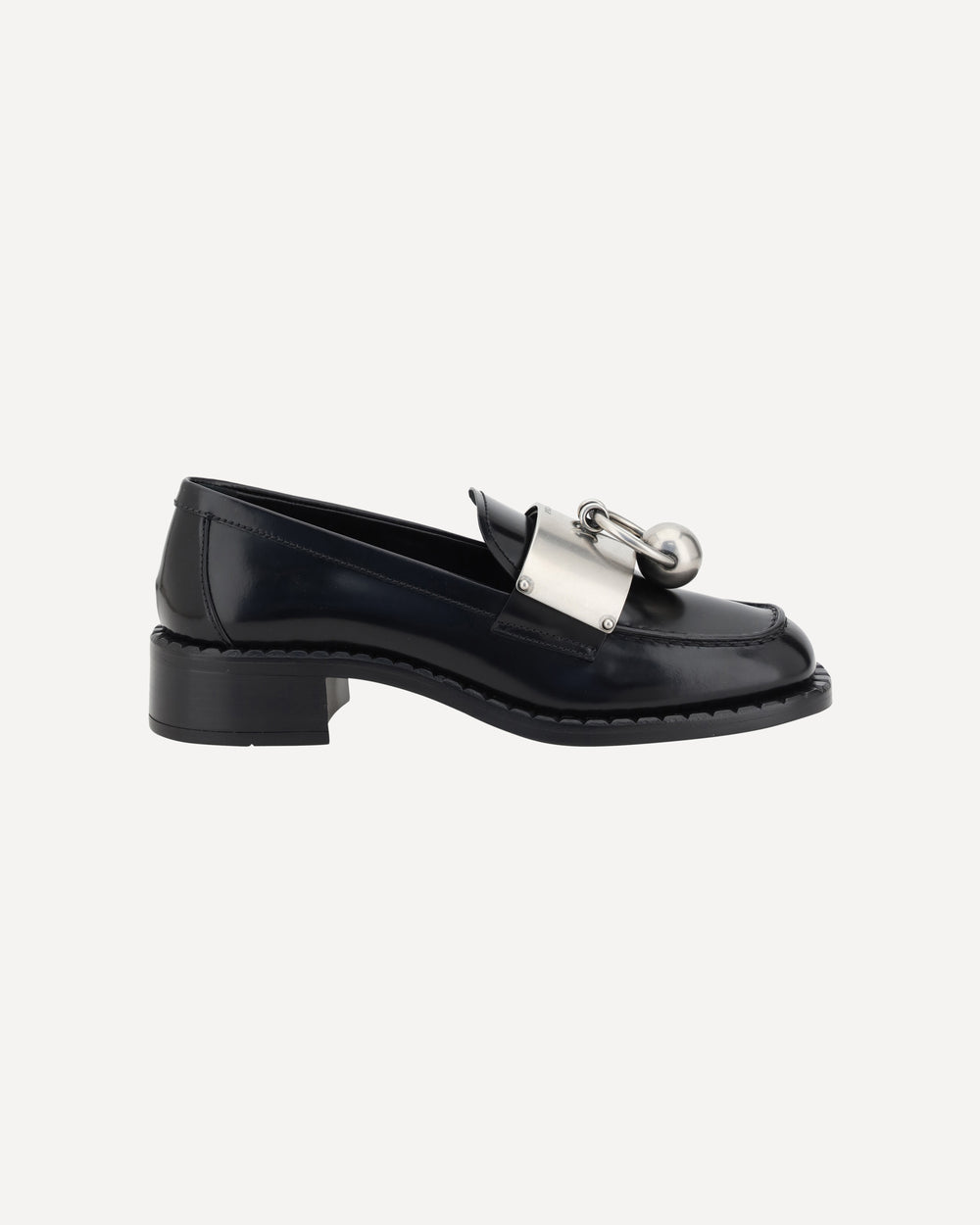 Prada Leather Loafers Black