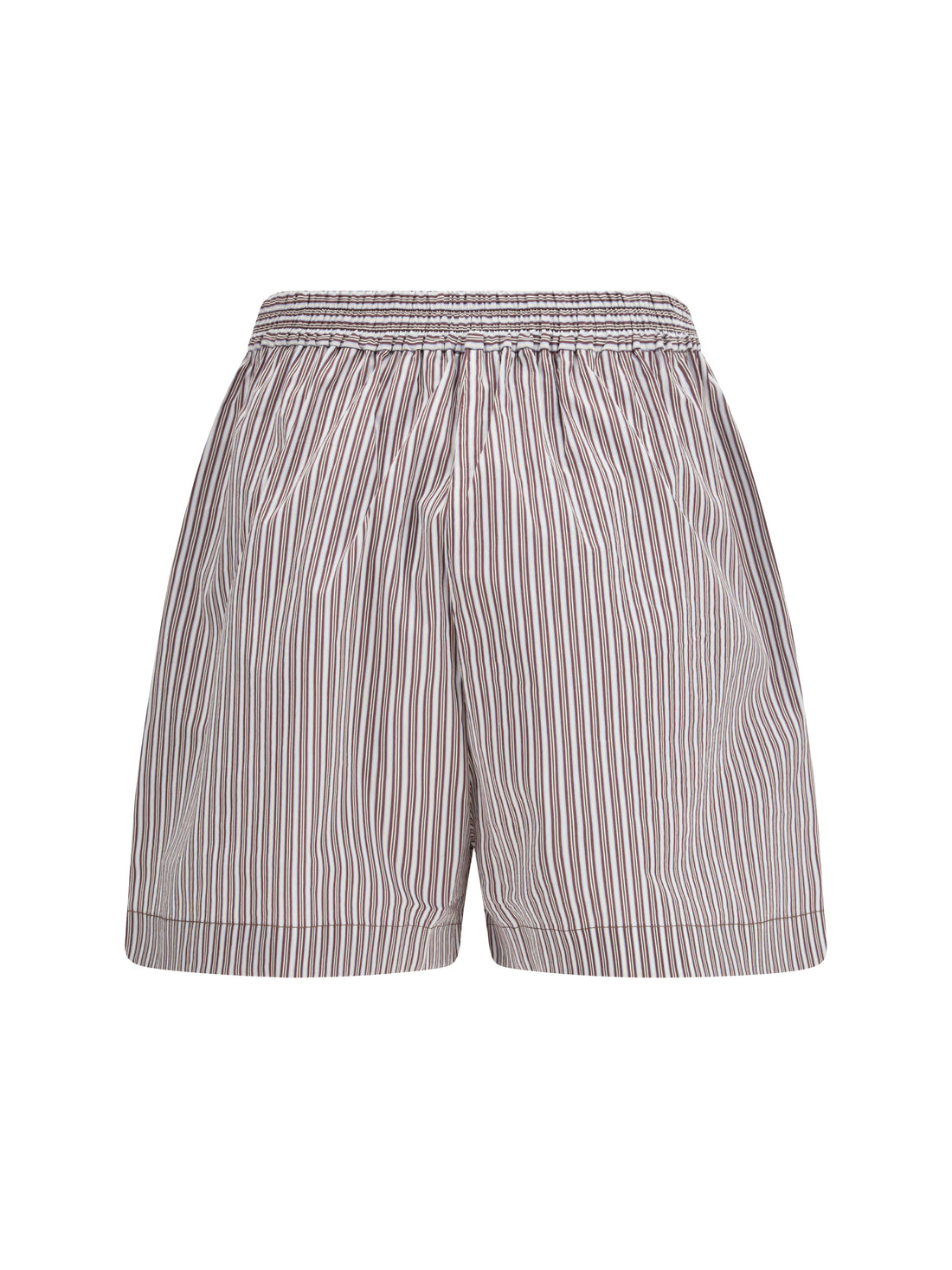 BRUNELLO CUCINELLI L striped silk shorts