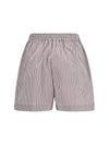 striped silk shorts