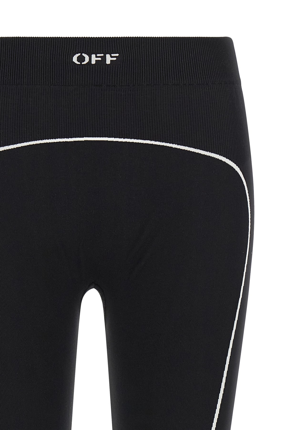 off-white off stamp leggings redefine dynamic clothing through a seamless tech