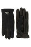prada fabric and nappa gloves blend the brands heritage