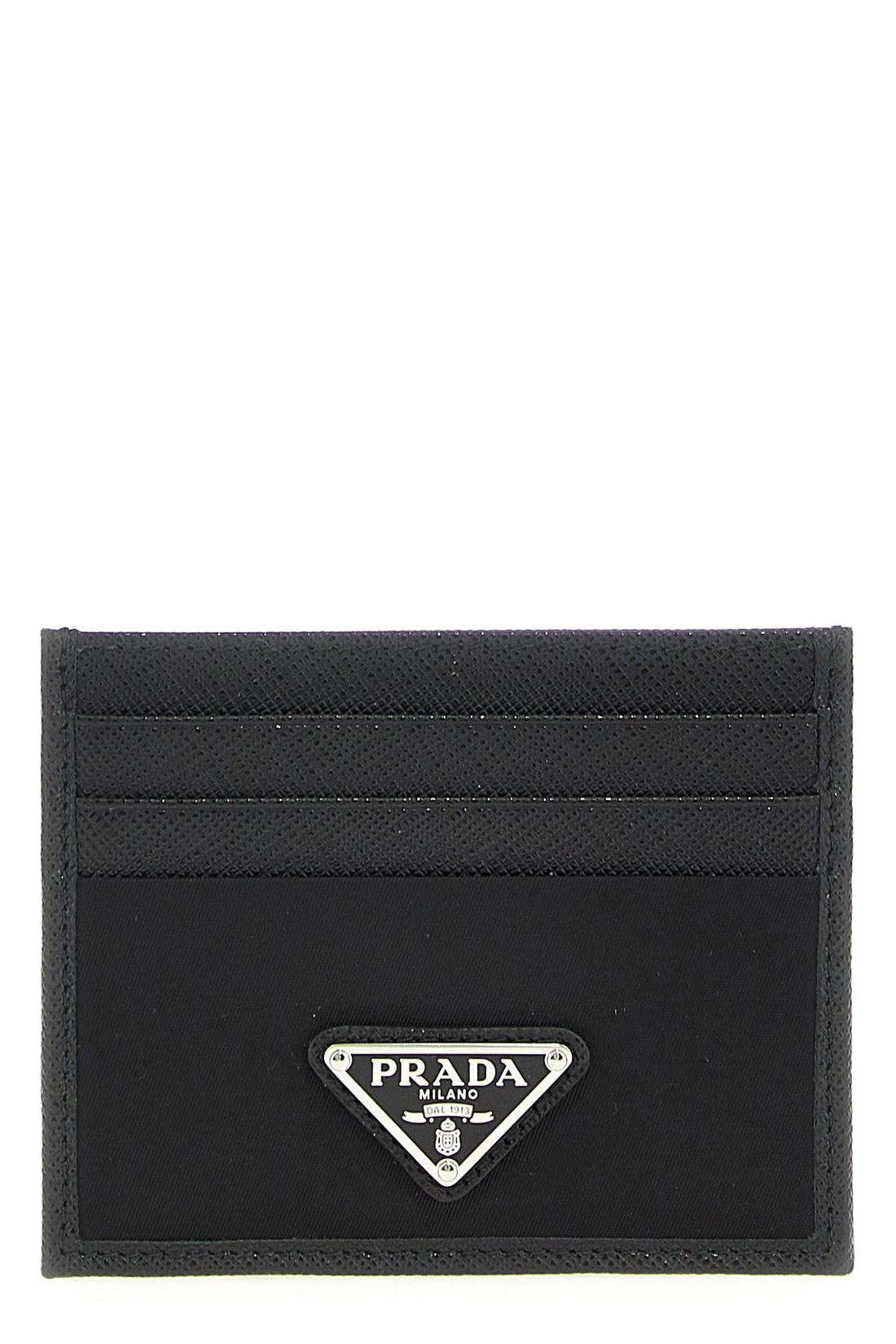 PRADA OS re-nylon and saffiano card holder