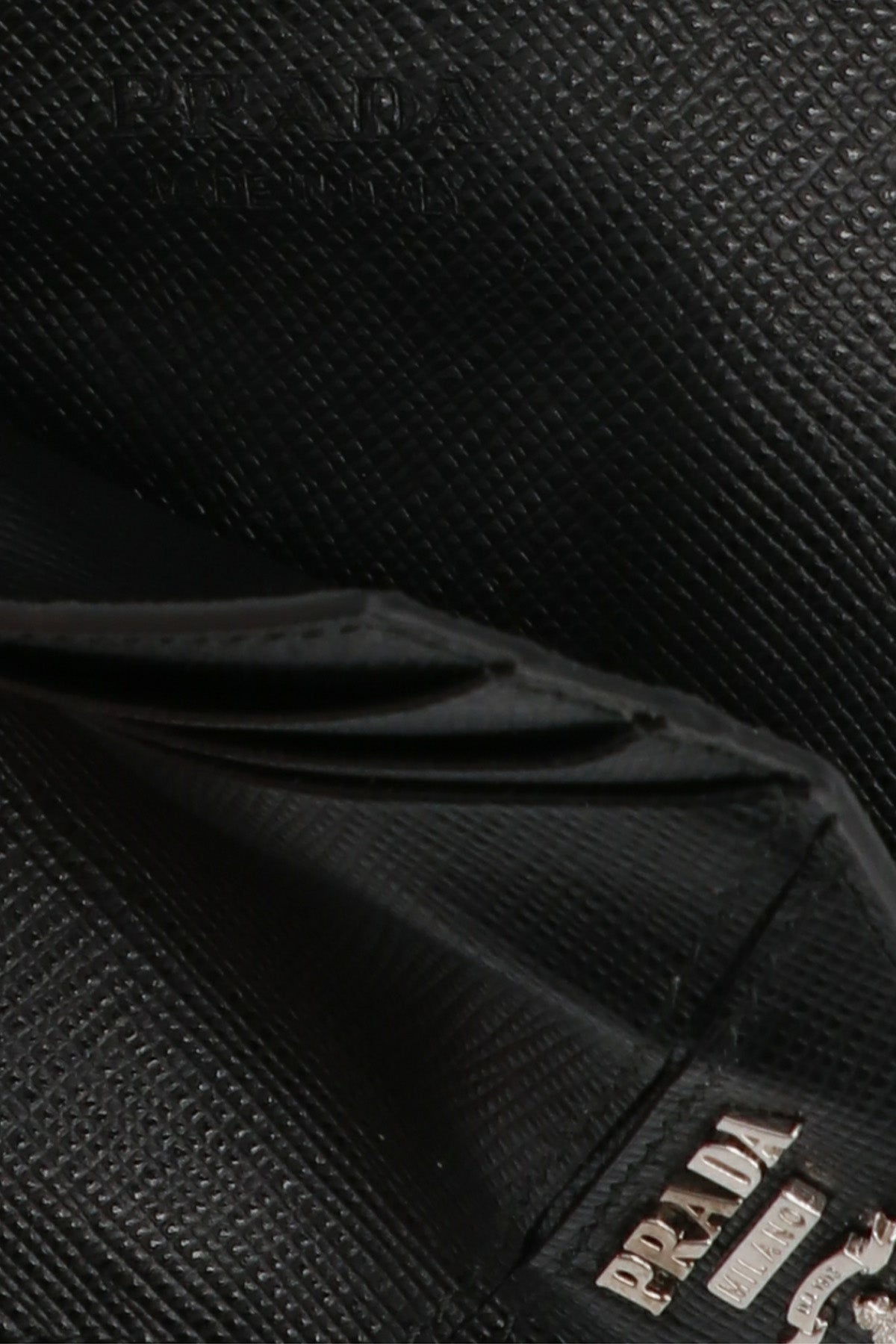prada saffiano leather card holder