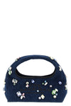 the gem denim mini sack cotton denim handbag